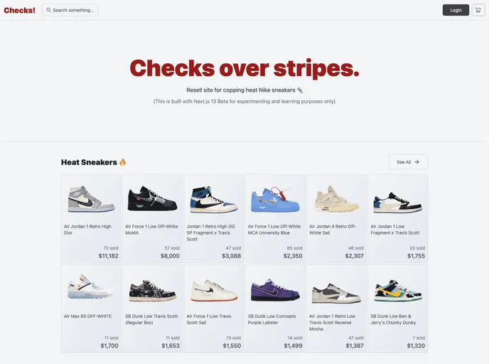 Ecommerce Next13beta screenshot