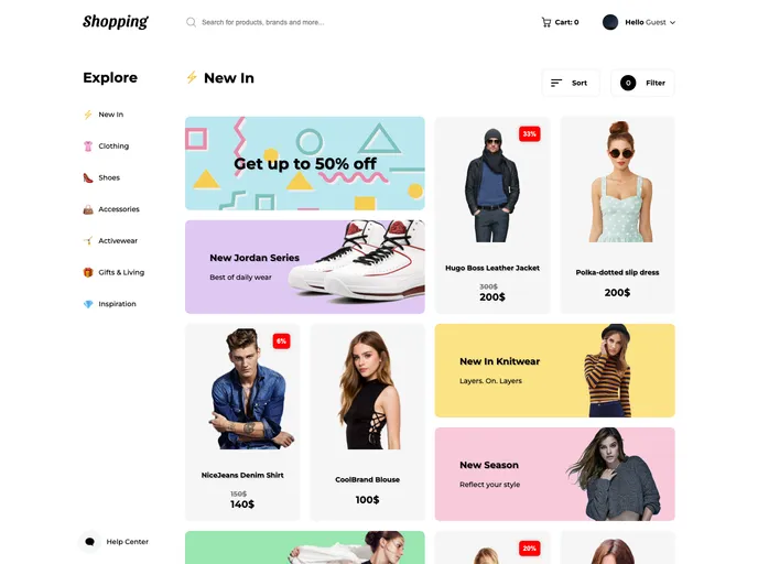 Next E Commerce screenshot