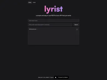 Lyrist screenshot