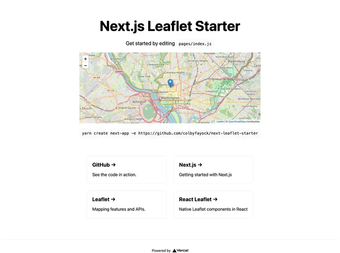 Next Leaflet Starter screenshot