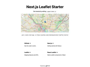 Next Leaflet Starter screenshot