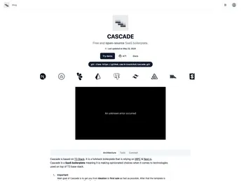 Cascade screenshot