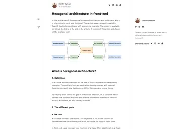 Clean Architecture Front End screenshot