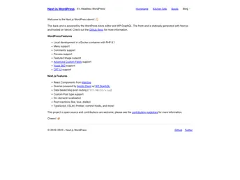 Nextjs Wordpress screenshot