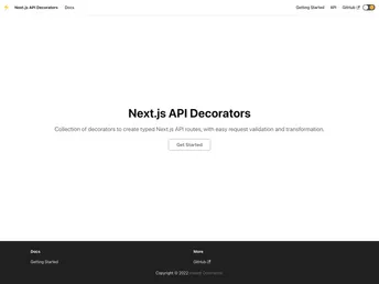 Next Api Decorators screenshot