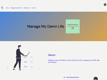 Manage My Damn Life Nextjs screenshot