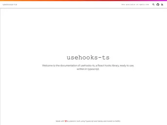 Usehooks Ts screenshot