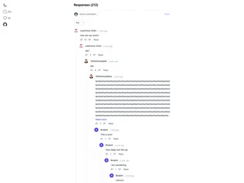 Threaded Comments screenshot