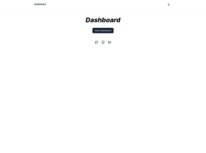 Dashboard screenshot