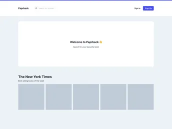 Paprback.co screenshot