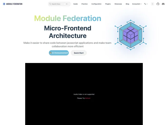 Module Federation Examples screenshot