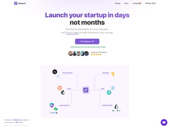 Shipped.club - Next.js Boilerplate screenshot
