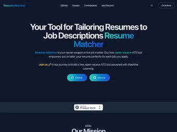 Resume Matcher screenshot