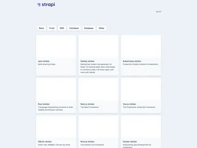 Strapi Starter Next Ecommerce screenshot