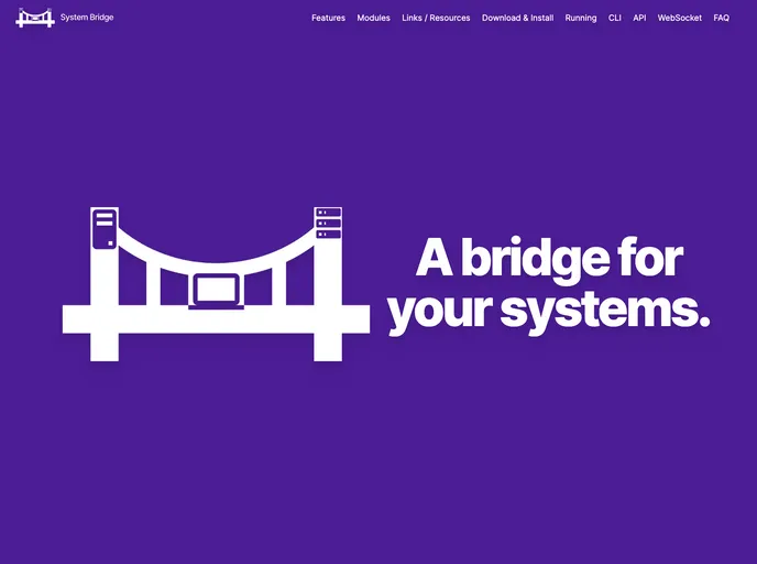 System Bridge screenshot