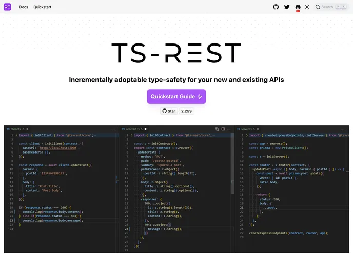 Ts Rest screenshot